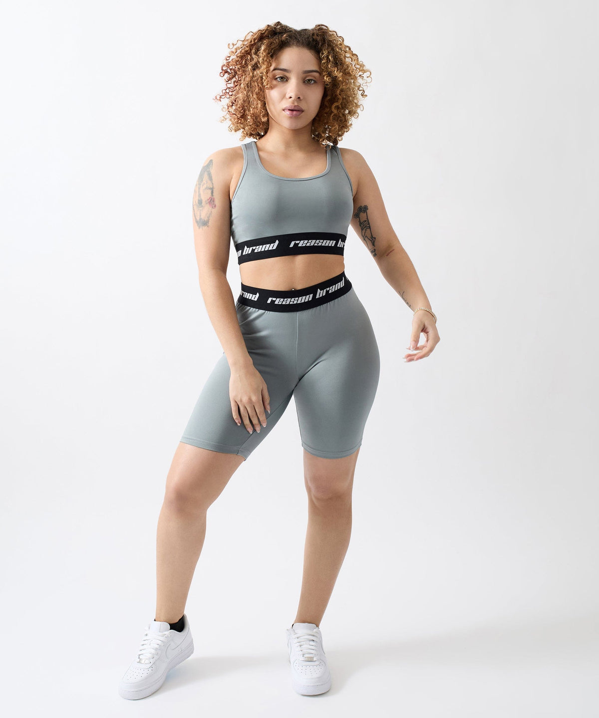 Cara Women's Biker Shorts - Grey